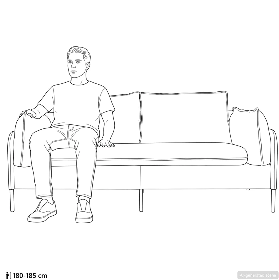 Dvitaškė sofa 2 vietos Šviesiai pilka 188 x 81 x 89 cm Aksomas