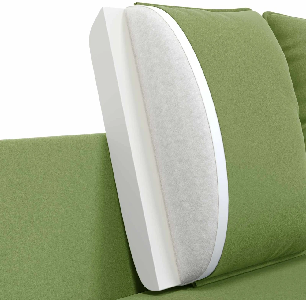 Dvitaškė sofa 2 vietos Šviesiai žalia 188 x 81 x 89 cm Aksomas