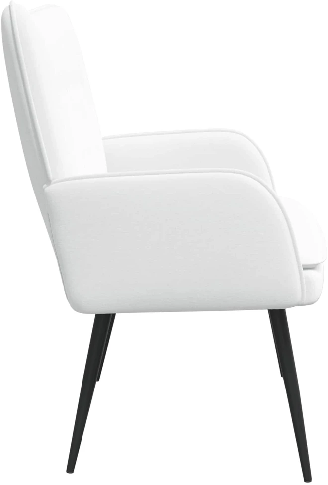 Dvitaškė sofa Balta 115 x 61 x 87 cm Audinys