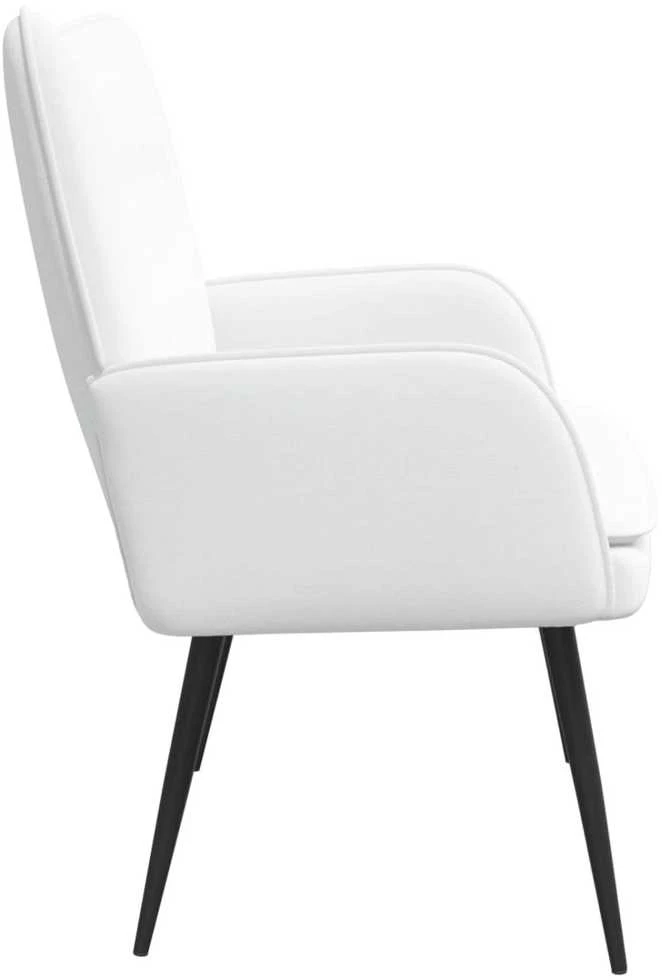 Dvitaškė sofa Balta 115 x 61 x 87 cm Audinys