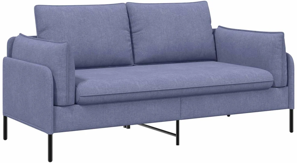 Dvitaškė sofa Džinsinės mėlynos 188 x 81 x 89 cm Audinys