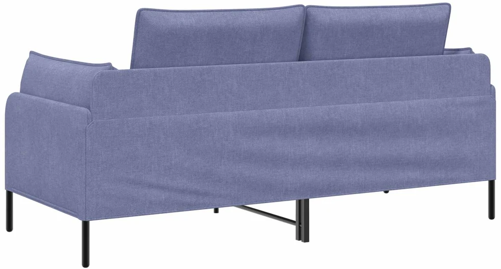Dvitaškė sofa Džinsinės mėlynos 188 x 81 x 89 cm Audinys