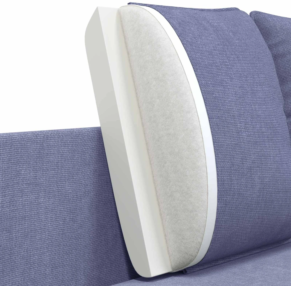 Dvitaškė sofa Džinsinės mėlynos 188 x 81 x 89 cm Audinys