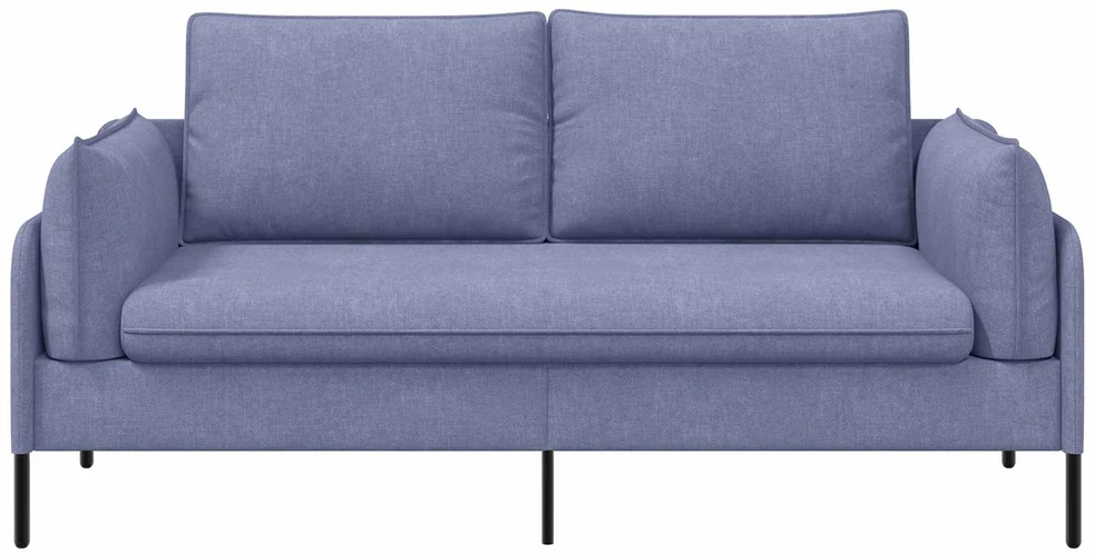 Dvitaškė sofa Džinsinės mėlynos 188 x 81 x 89 cm Audinys