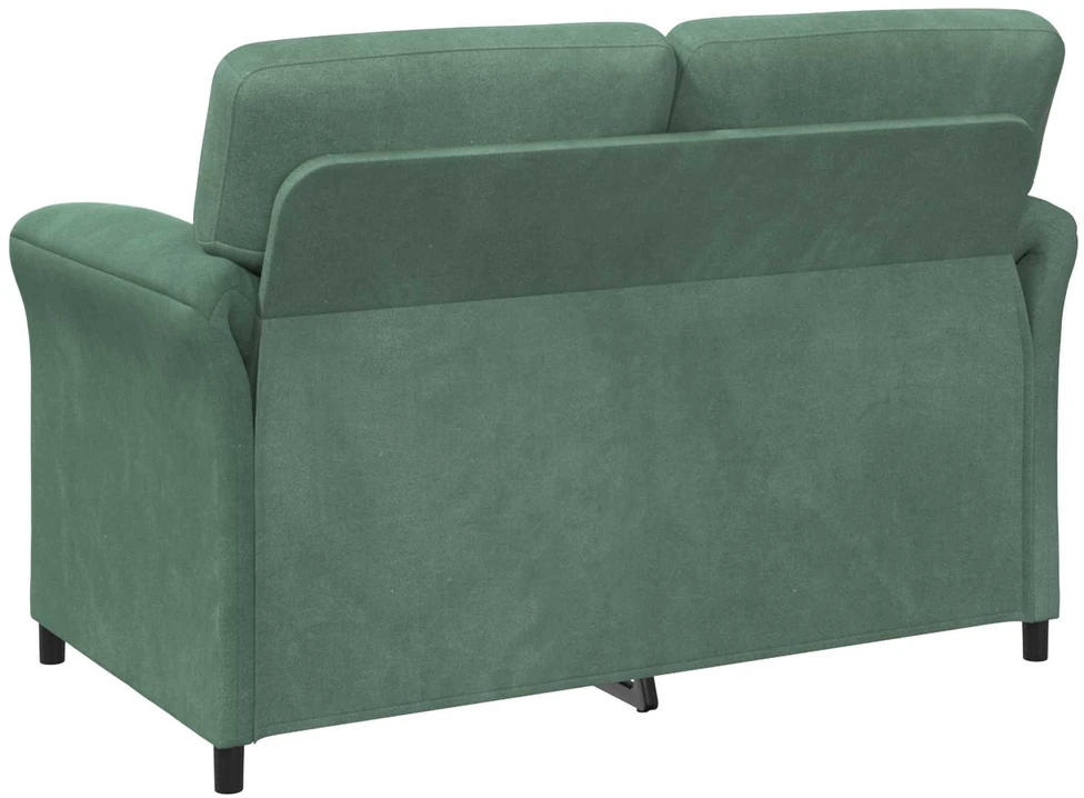 Dvitaškė sofa Jūrinė žalia 138 x 83 x 95 cm Aksomas