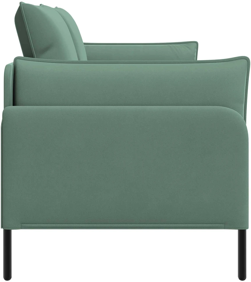 Dvitaškė sofa Jūrinė žalia 188 x 81 x 89 cm Aksomas
