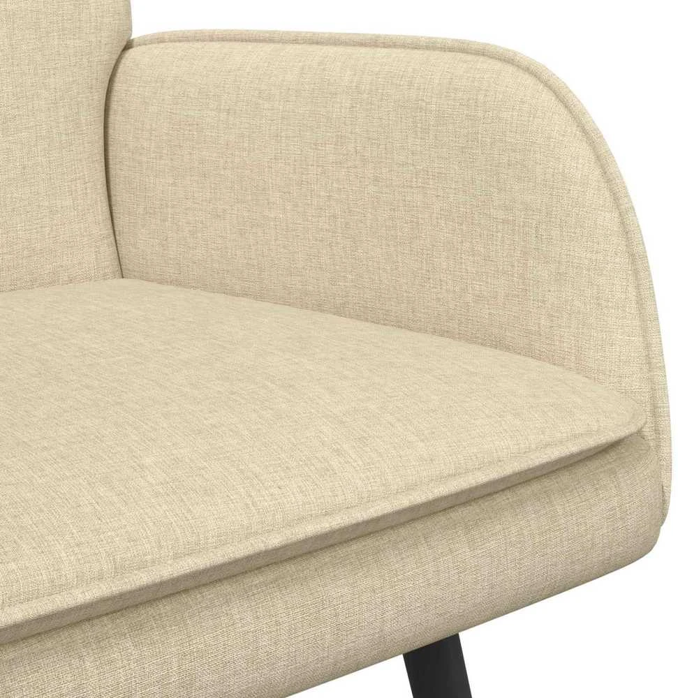 Dvitaškė sofa Kreminė 115 x 61 x 87 cm Audinys