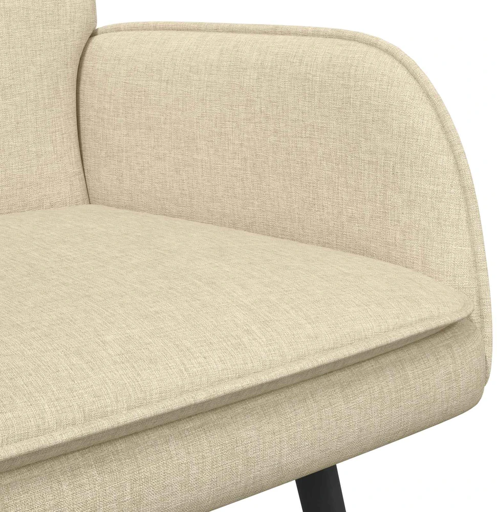 Dvitaškė sofa Kreminė 115 x 61 x 87 cm Audinys