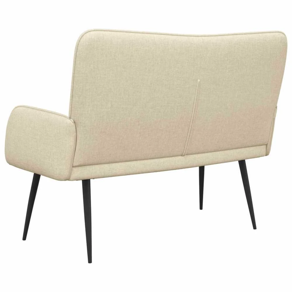 Dvitaškė sofa Kreminė 115 x 61 x 87 cm Audinys