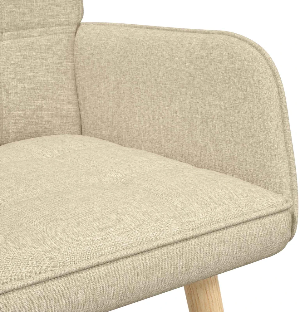 Dvitaškė sofa Kreminė 115 x 61 x 87 cm Audinys