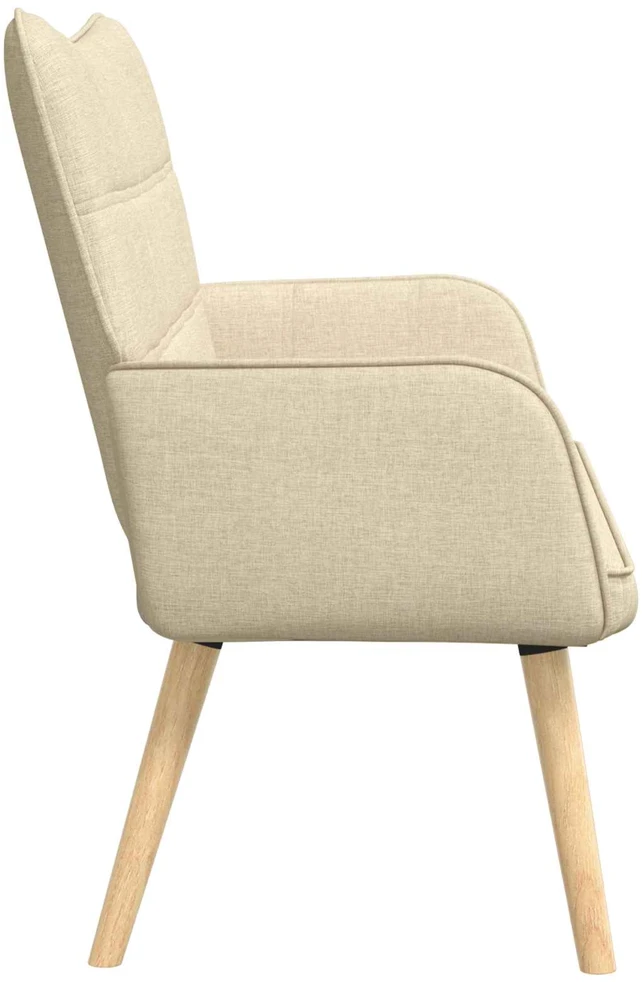 Dvitaškė sofa Kreminė 115 x 61 x 87 cm Audinys
