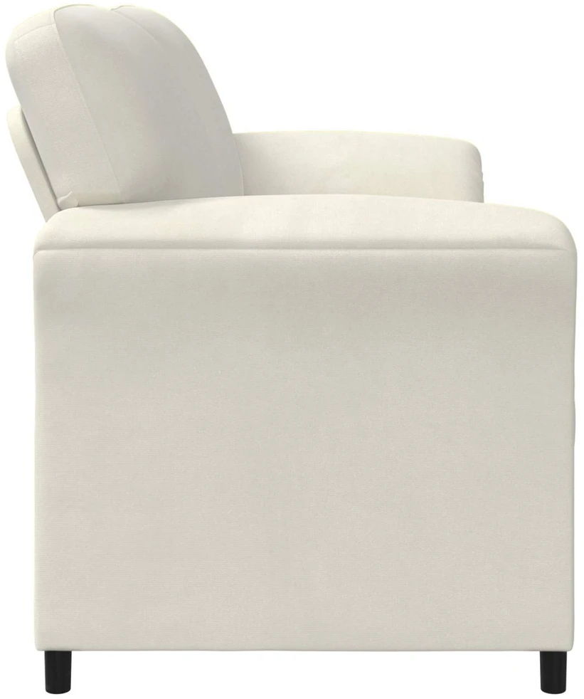 Dvitaškė sofa Kreminė 138 x 83 x 95 cm Aksomas
