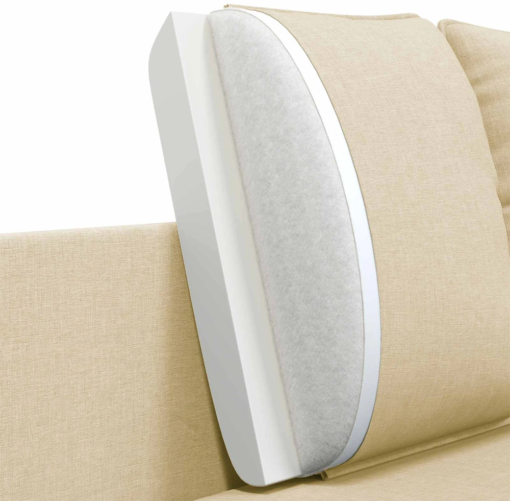 Dvitaškė sofa Kreminė 188 x 81 x 89 cm Audinys