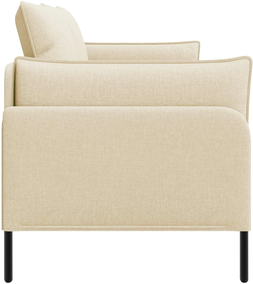 Dvitaškė sofa Kreminė 188 x 81 x 89 cm Audinys