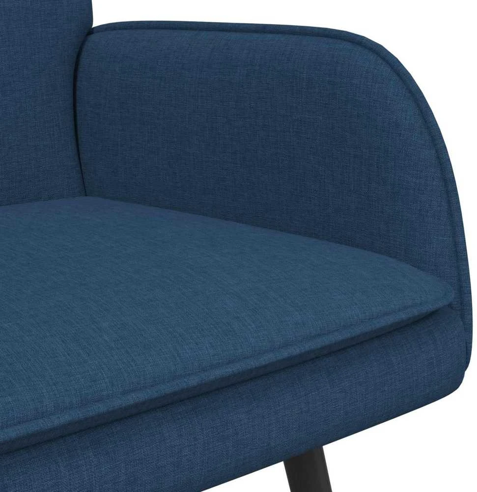 Dvitaškė sofa Mėlyna 115 x 61 x 87 cm Audinys
