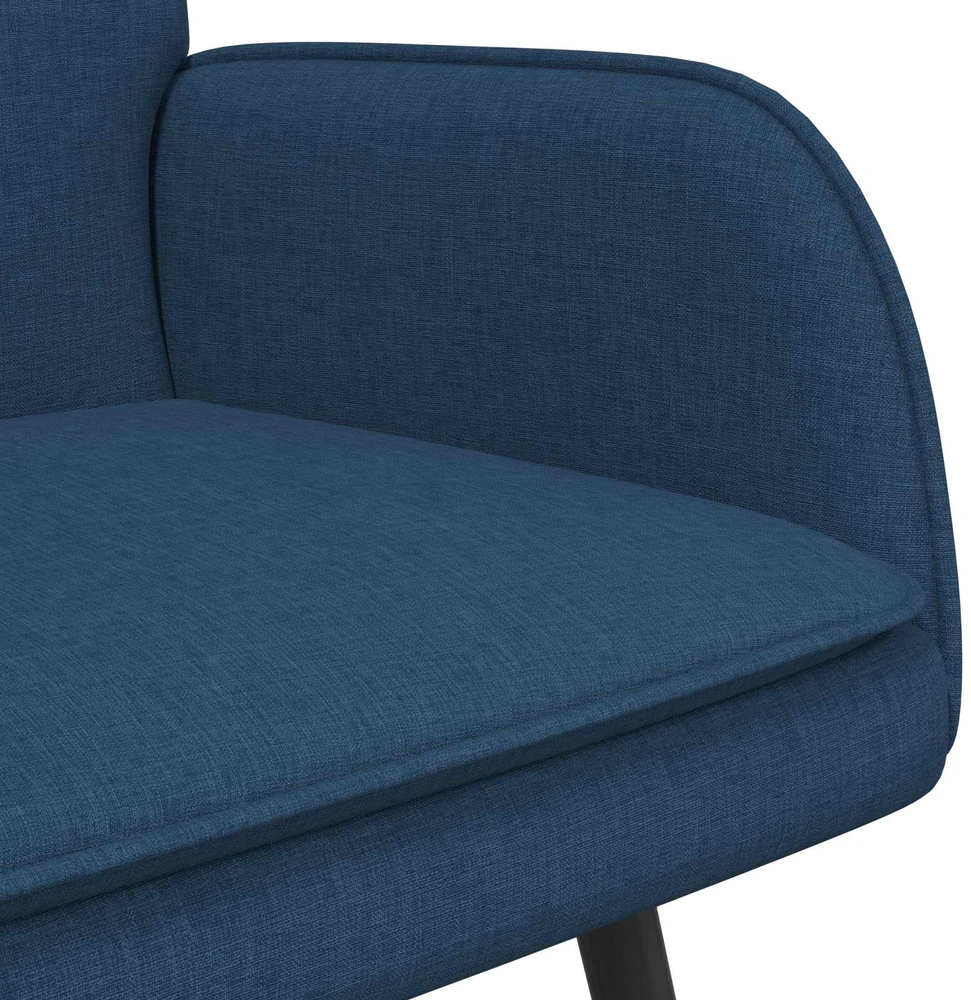Dvitaškė sofa Mėlyna 115 x 61 x 87 cm Audinys