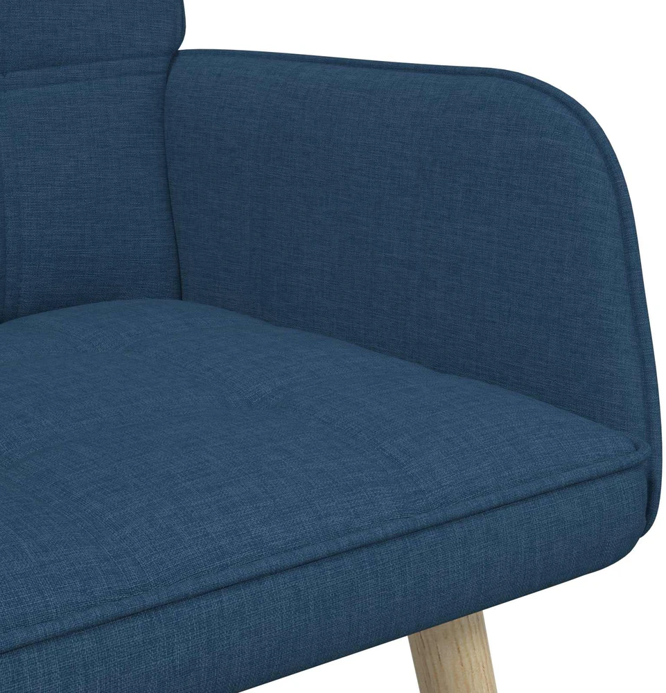 Dvitaškė sofa Mėlyna 115 x 61 x 87 cm Audinys
