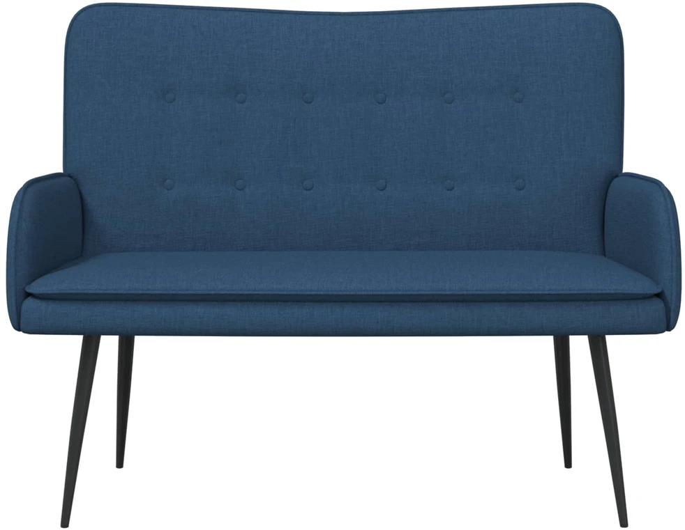 Dvitaškė sofa Mėlyna 115 x 61 x 87 cm Audinys