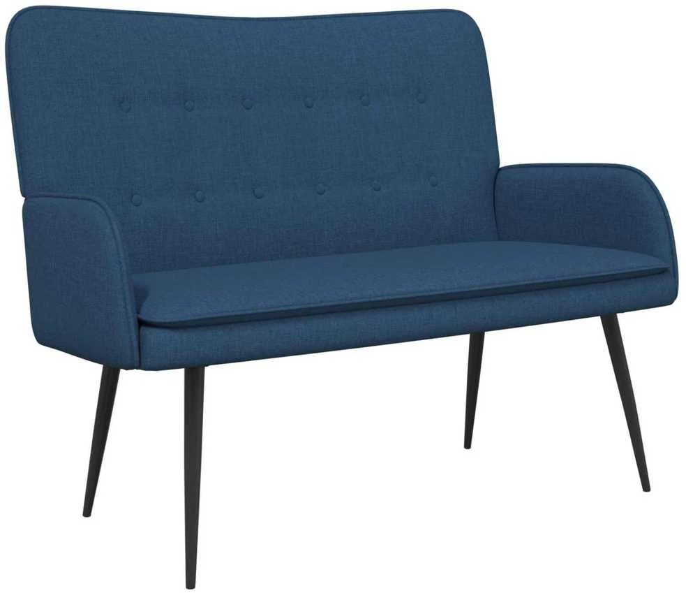 Dvitaškė sofa Mėlyna 115 x 61 x 87 cm Audinys