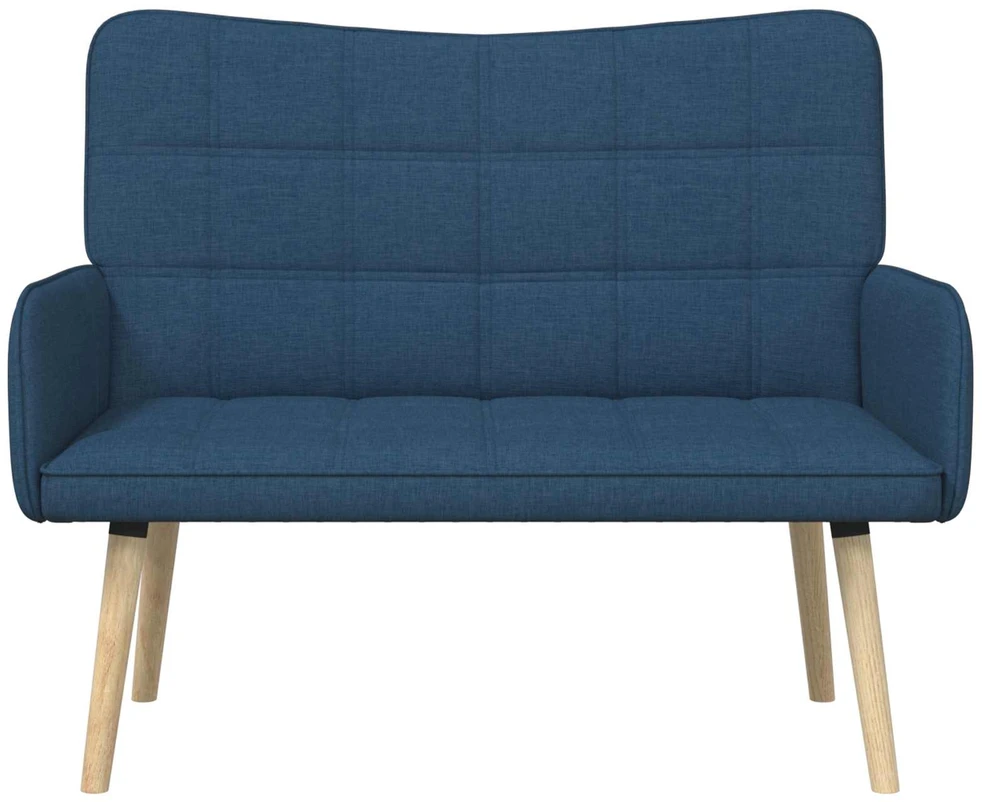 Dvitaškė sofa Mėlyna 115 x 61 x 87 cm Audinys