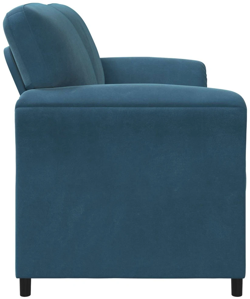 Dvitaškė sofa Mėlyna 138 x 83 x 95 cm Aksomas