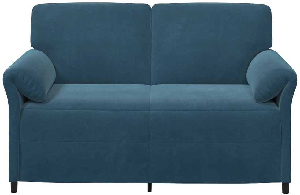 Dvitaškė sofa Mėlyna 158 x 83 x 95 cm Aksomas