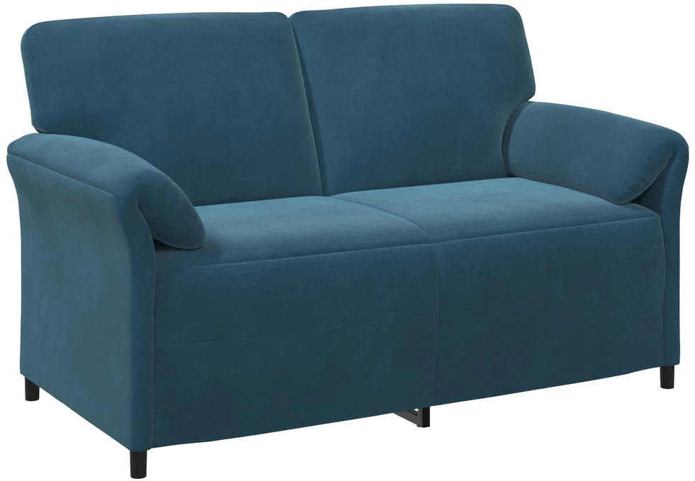 Dvitaškė sofa Mėlyna 158 x 83 x 95 cm Aksomas