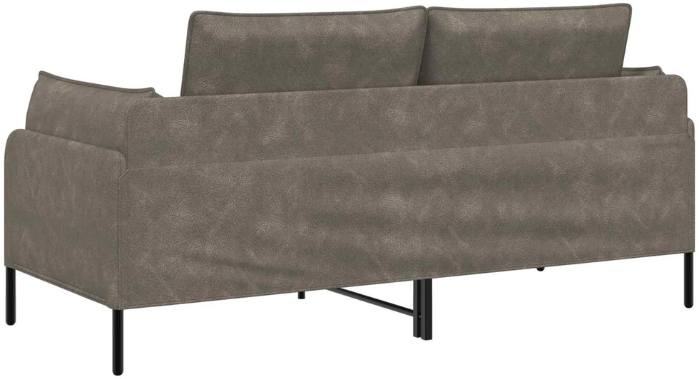 Dvitaškė sofa Pilka 188 x 81 x 89 cm Dirbtinė oda