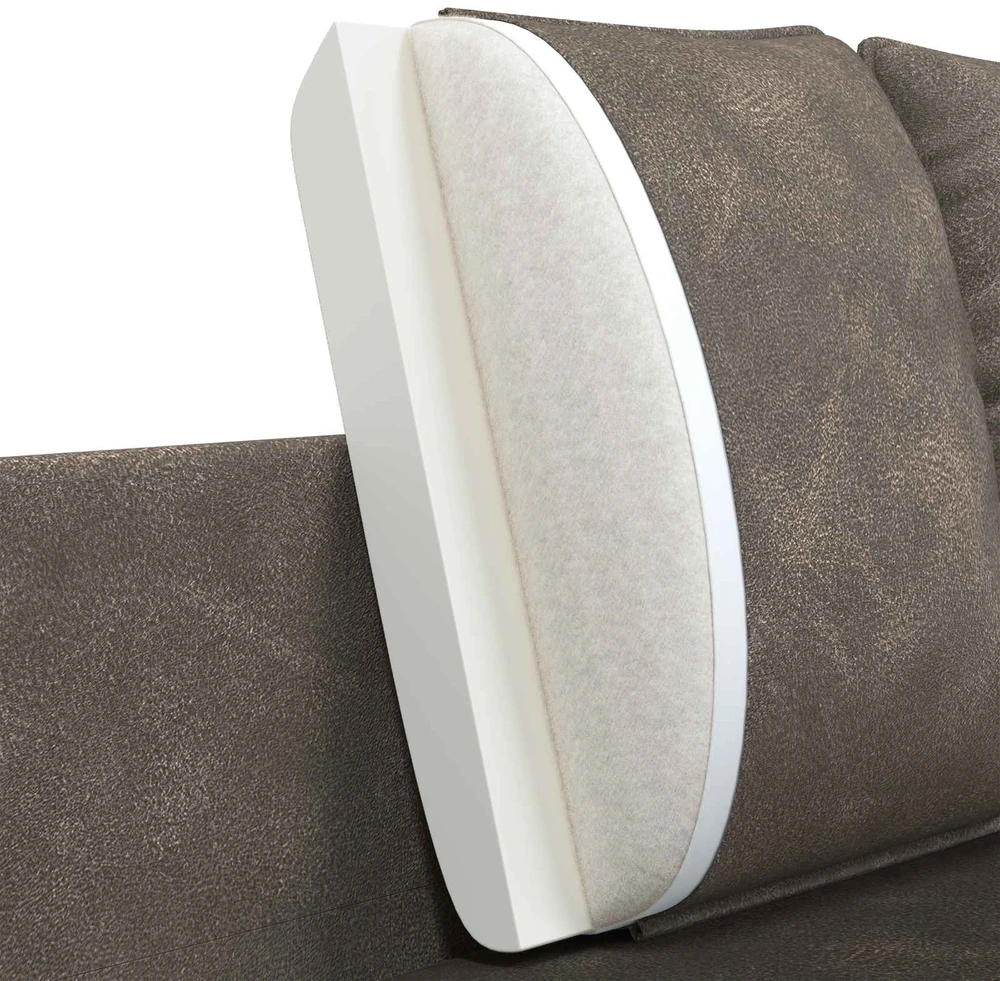 Dvitaškė sofa Pilka 188 x 81 x 89 cm Dirbtinė oda