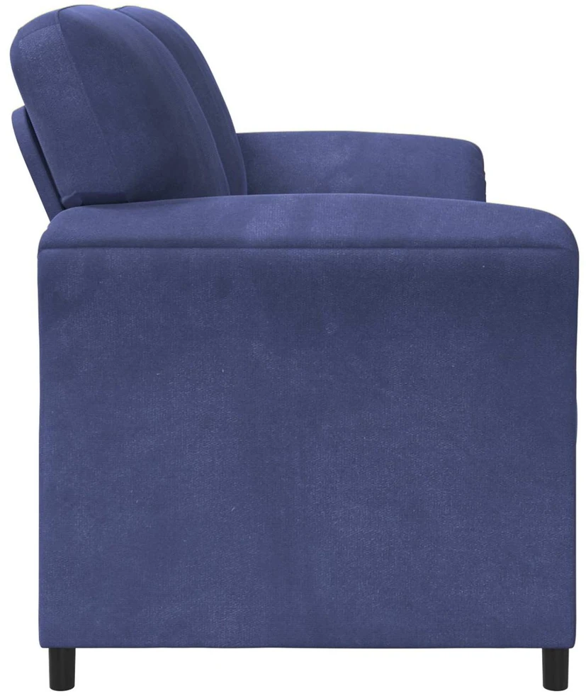 Dvitaškė sofa Policijos mėlyna 138 x 83 x 95 cm Aksomas