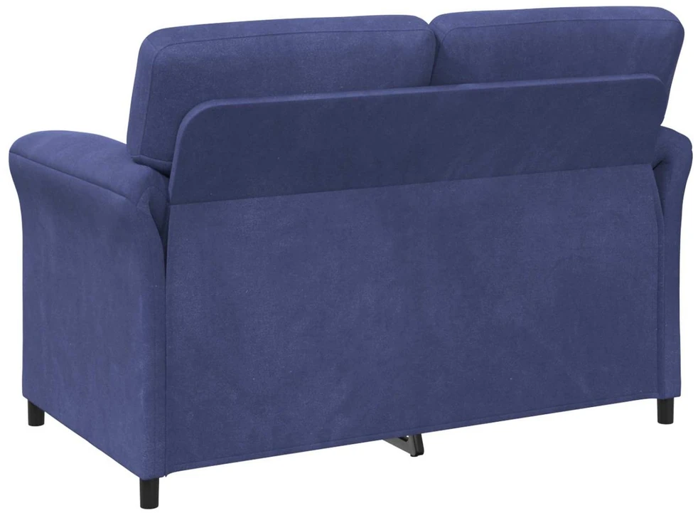Dvitaškė sofa Policijos mėlyna 138 x 83 x 95 cm Aksomas