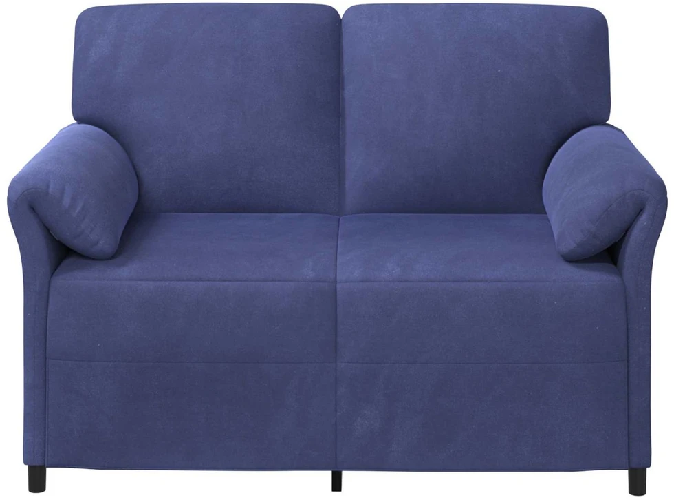 Dvitaškė sofa Policijos mėlyna 138 x 83 x 95 cm Aksomas