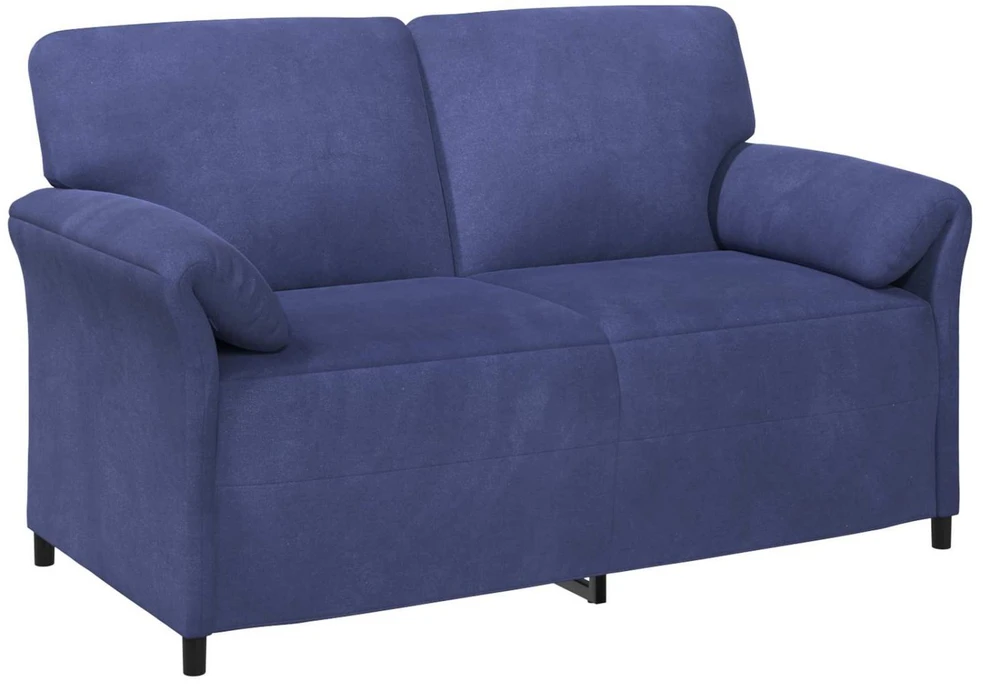 Dvitaškė sofa Policijos mėlyna 158 x 83 x 95 cm Aksomas