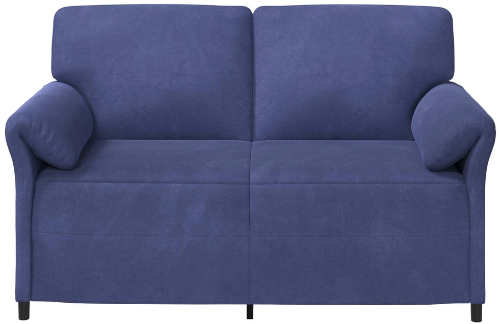 Dvitaškė sofa Policijos mėlyna 158 x 83 x 95 cm Aksomas