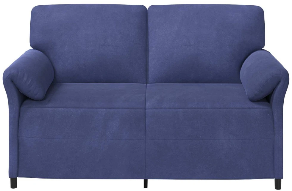 Dvitaškė sofa Policijos mėlyna 158 x 83 x 95 cm Aksomas