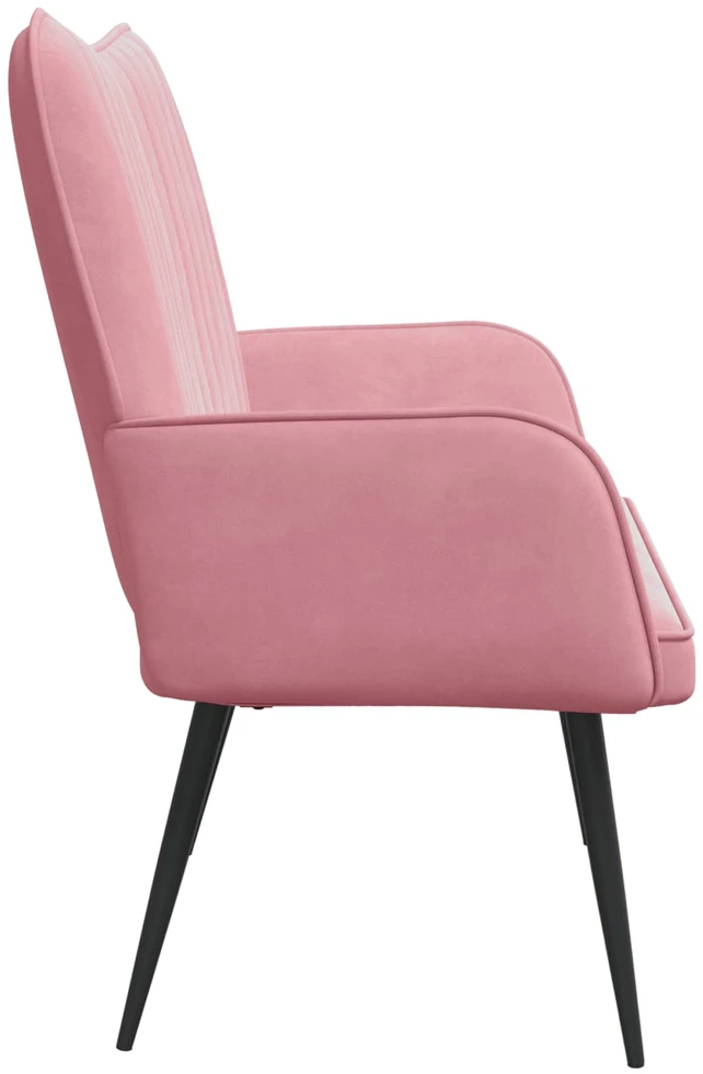Dvitaškė sofa Rožinė 115 x 61 x 87 cm Aksomas