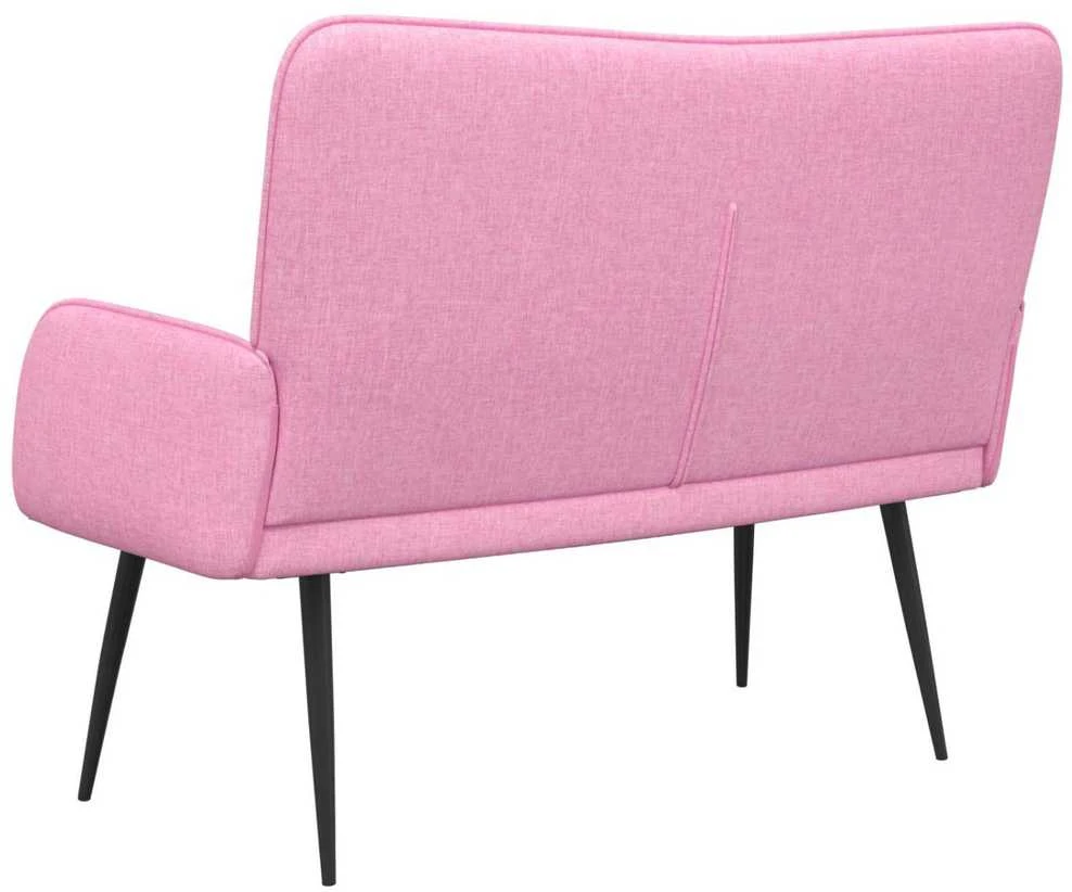 Dvitaškė sofa Rožinė 115 x 61 x 87 cm Audinys