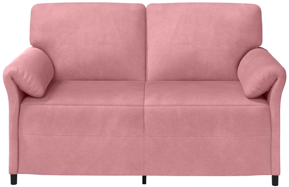 Dvitaškė sofa Rožinė 158 x 83 x 95 cm Aksomas