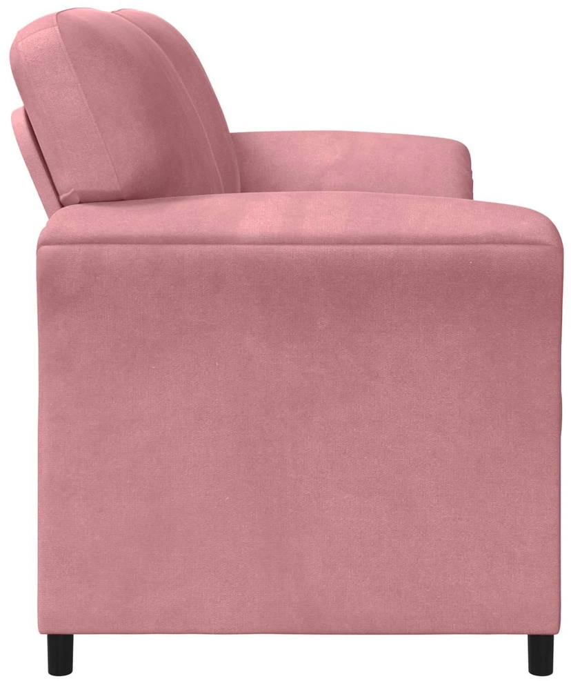 Dvitaškė sofa Rožinė 158 x 83 x 95 cm Aksomas