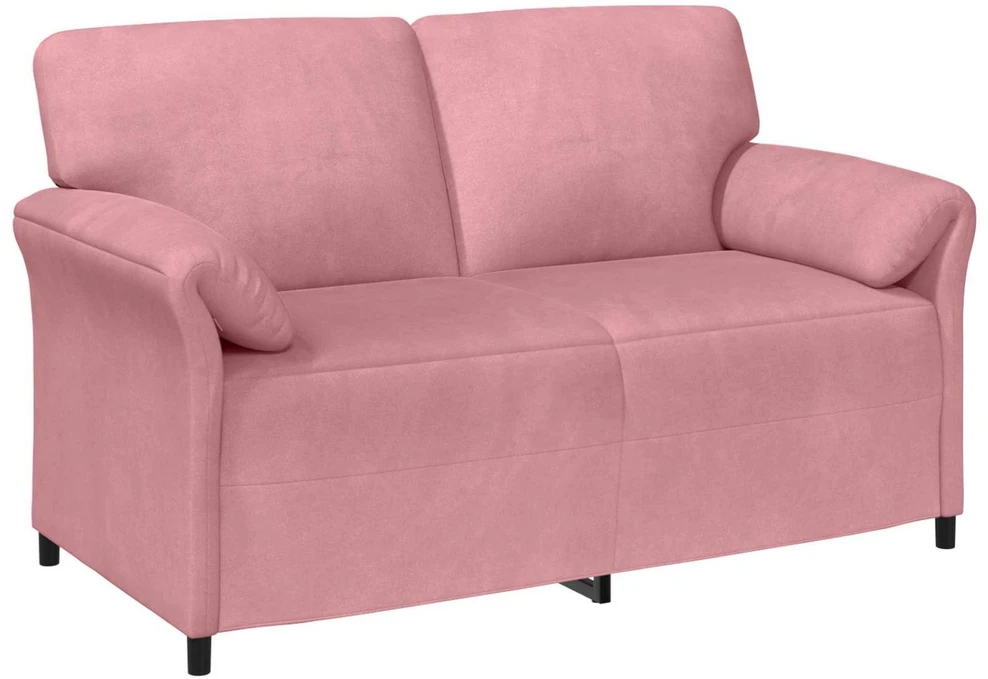 Dvitaškė sofa Rožinė 158 x 83 x 95 cm Aksomas