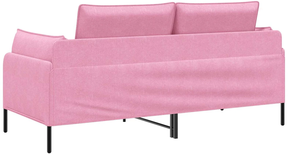 Dvitaškė sofa Rožinė 188 x 81 x 89 cm Audinys