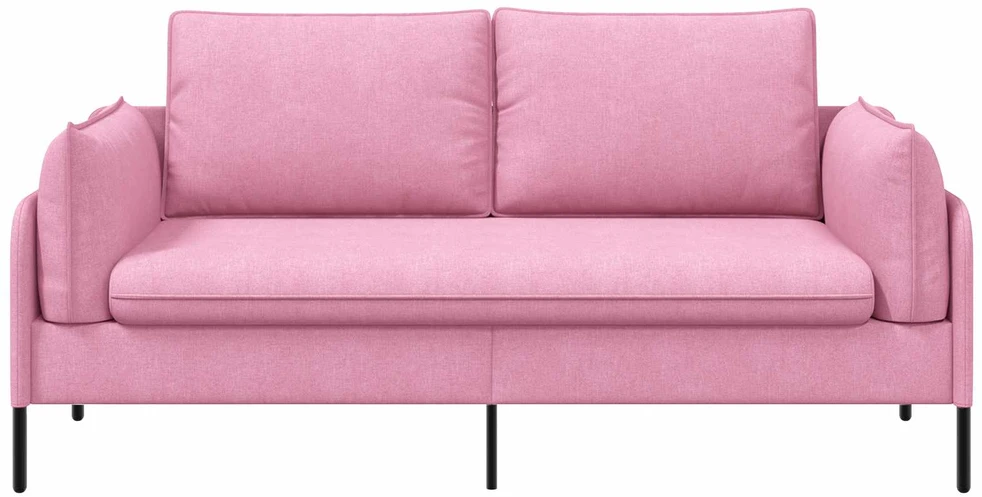 Dvitaškė sofa Rožinė 188 x 81 x 89 cm Audinys