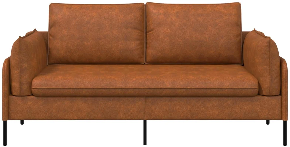 Dvitaškė sofa Ruda 188 x 81 x 89 cm Dirbtinė oda