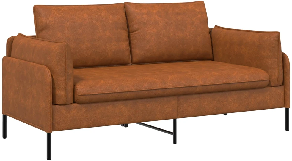 Dvitaškė sofa Ruda 188 x 81 x 89 cm Dirbtinė oda