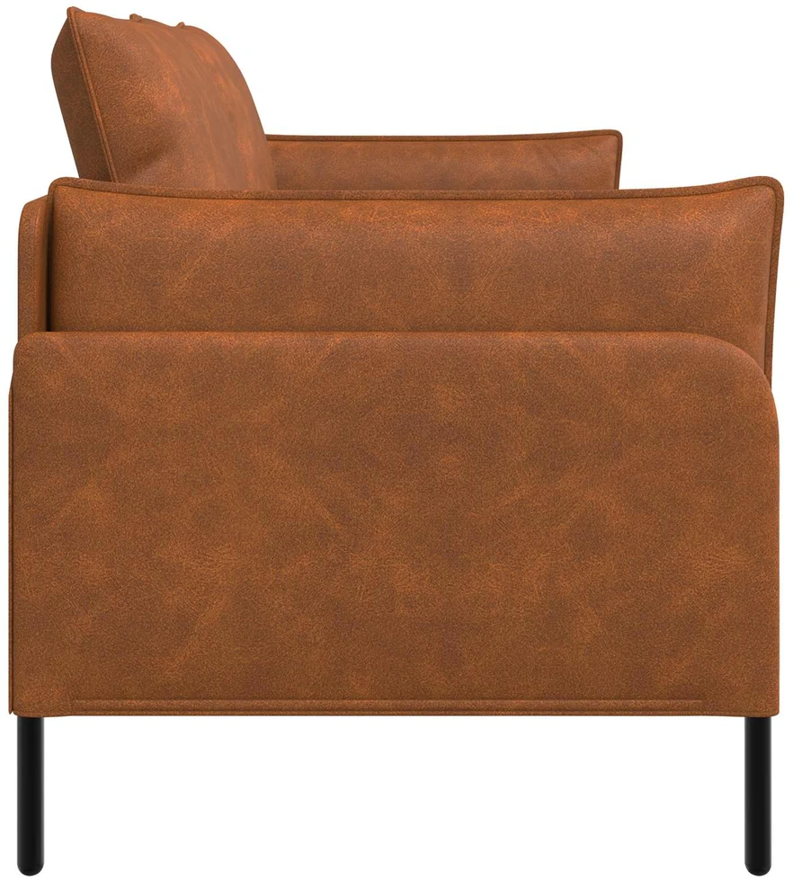 Dvitaškė sofa Ruda 188 x 81 x 89 cm Dirbtinė oda