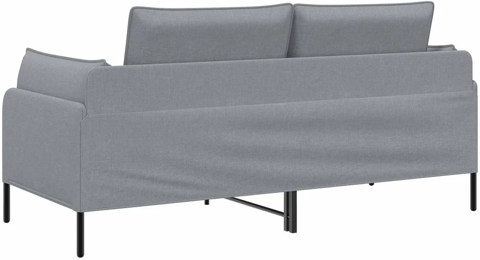 Dvitaškė sofa Šviesiai pilka 188 x 81 x 89 cm Audinys