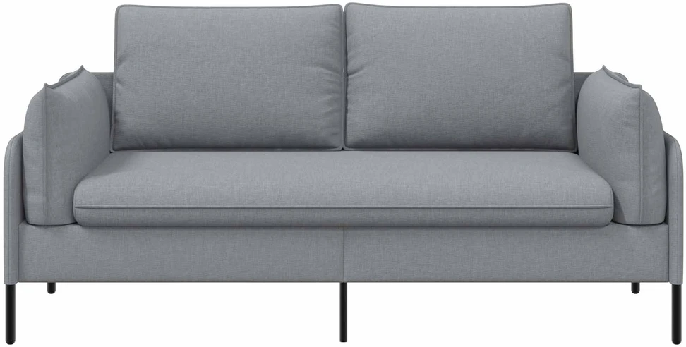 Dvitaškė sofa Šviesiai pilka 188 x 81 x 89 cm Audinys
