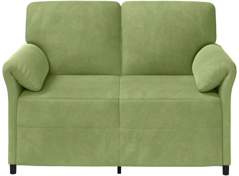 Dvitaškė sofa Šviesiai žalia 138 x 83 x 95 cm Aksomas