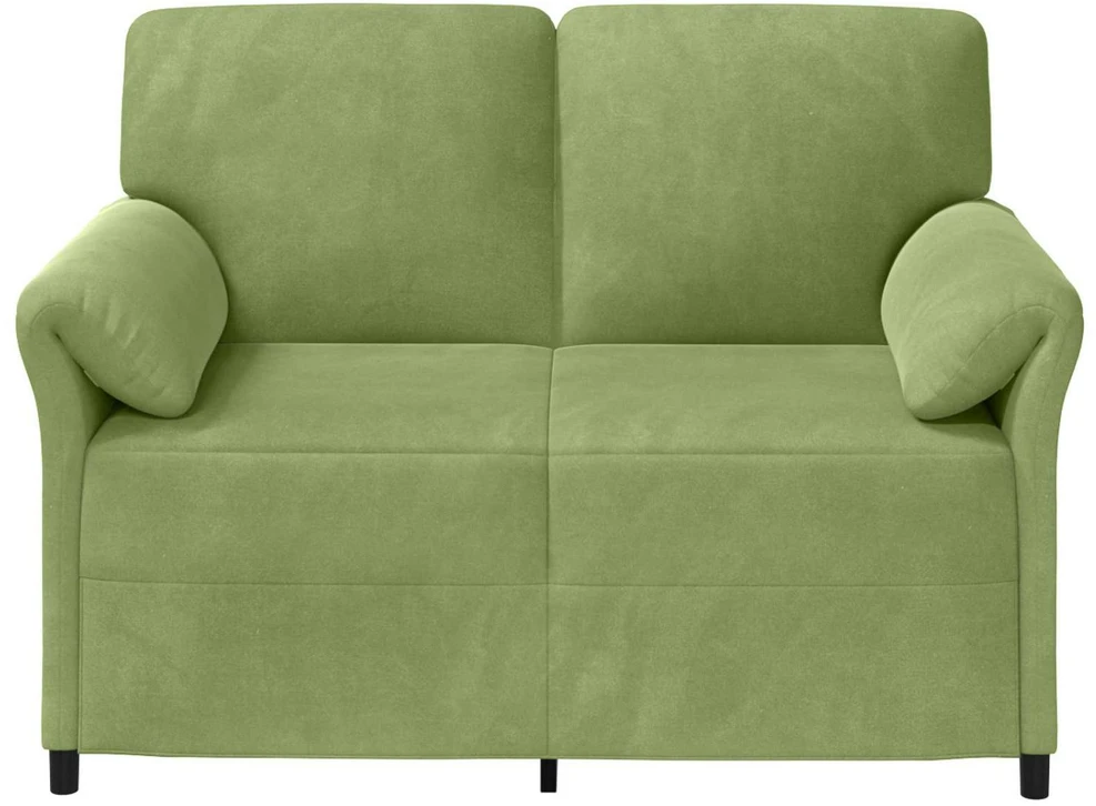 Dvitaškė sofa Šviesiai žalia 138 x 83 x 95 cm Aksomas