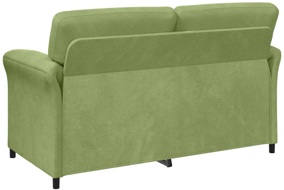 Dvitaškė sofa Šviesiai žalia 158 x 83 x 95 cm Aksomas